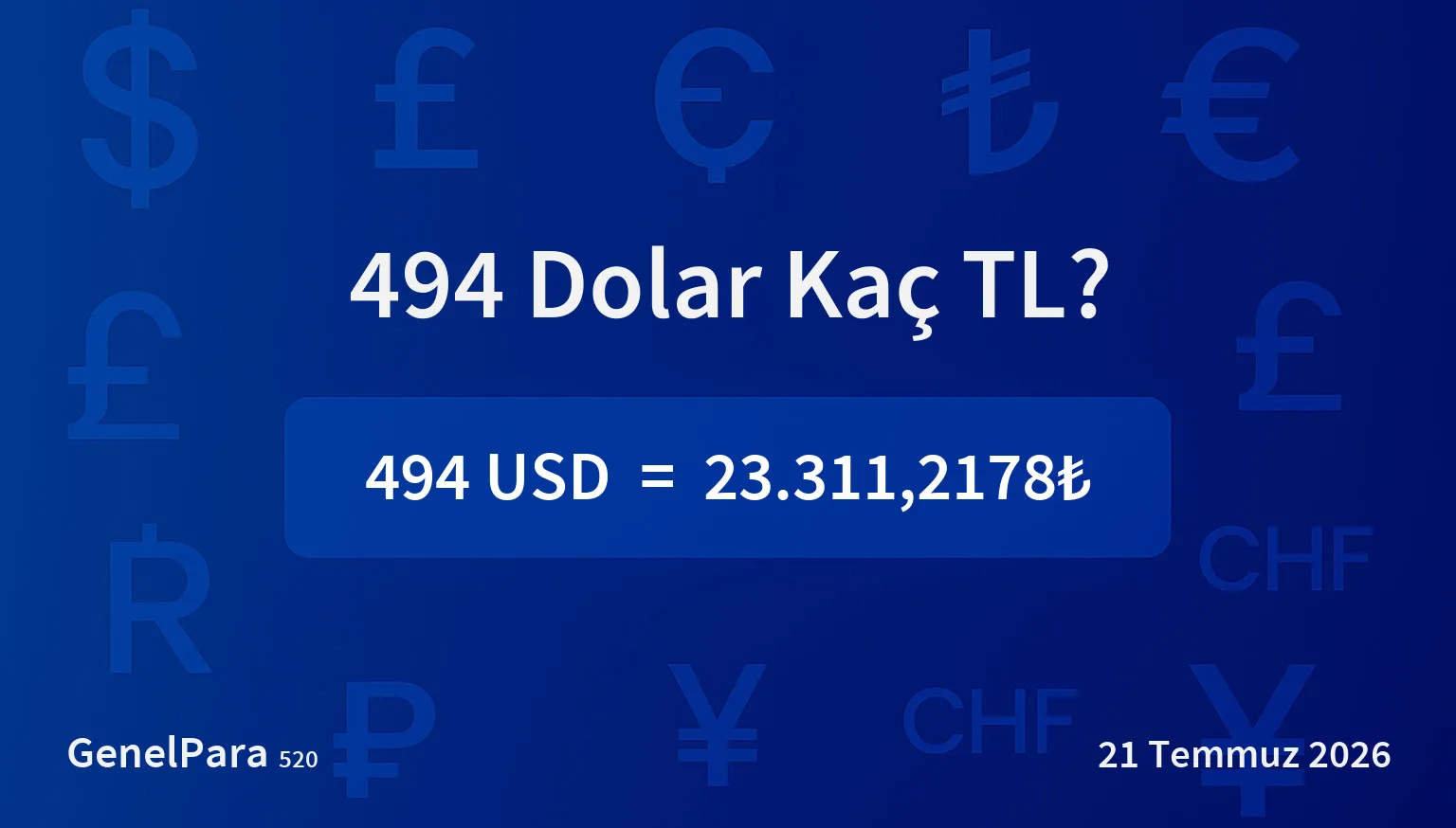 493.63 Dolar Kaç TL?