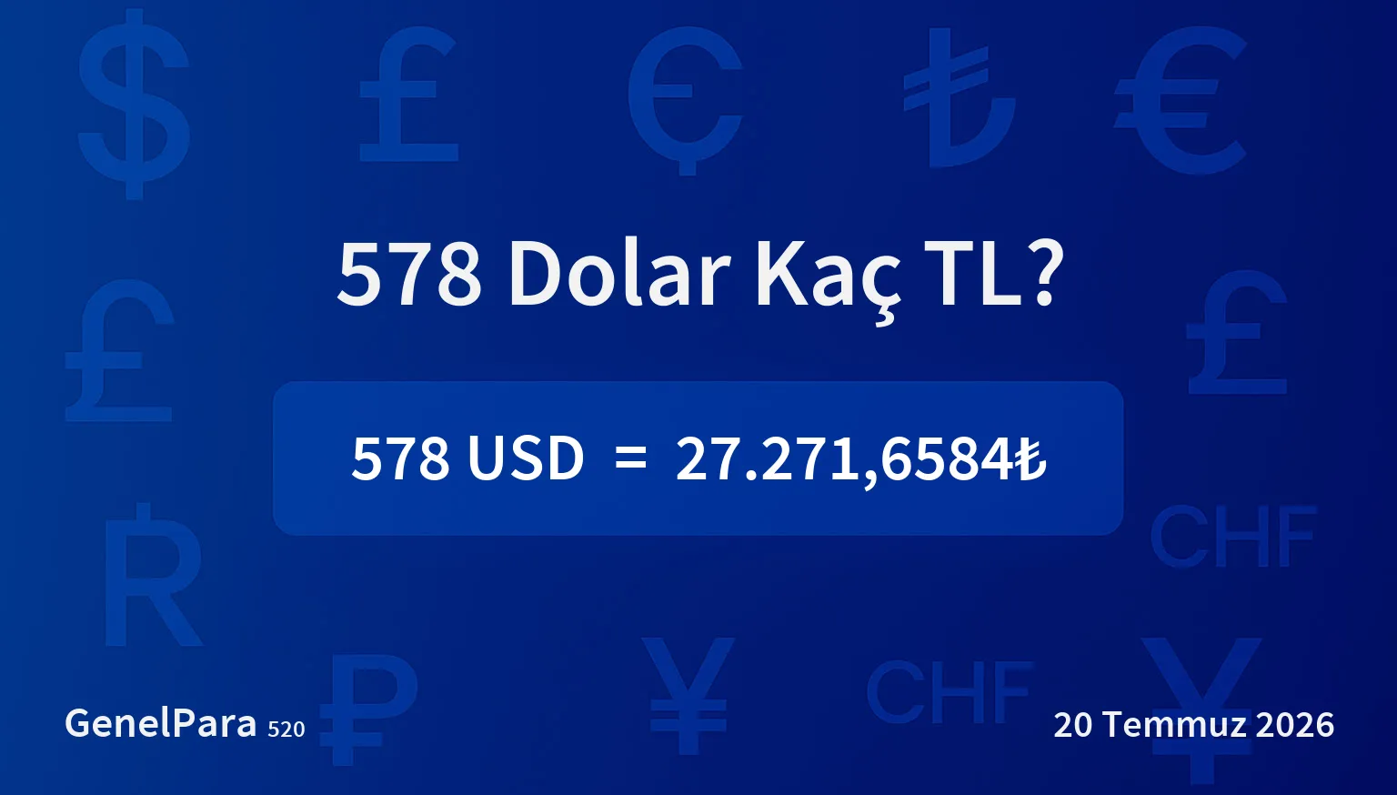 577.65 Dolar Kaç TL?