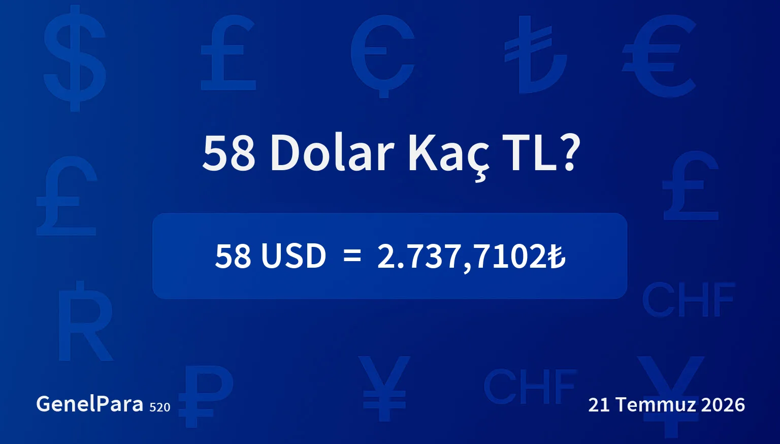 57.55 Dolar Kaç TL?