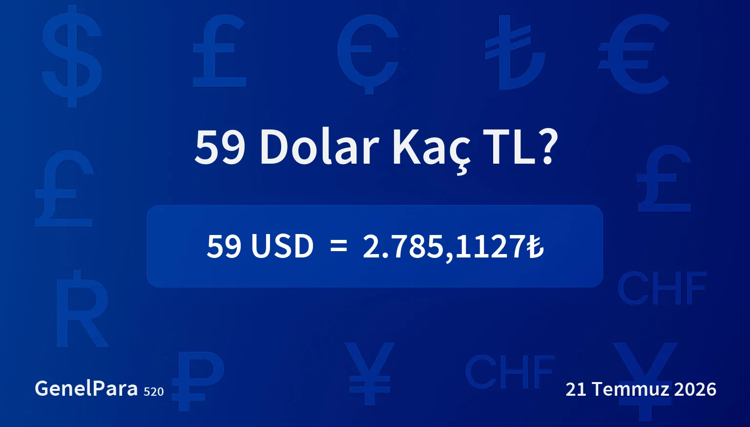 59.42 Dolar Kaç TL?