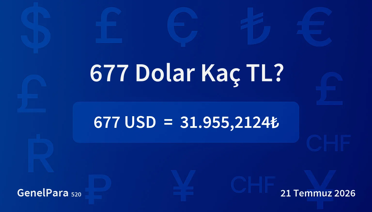 676.75 Dolar Kaç TL?