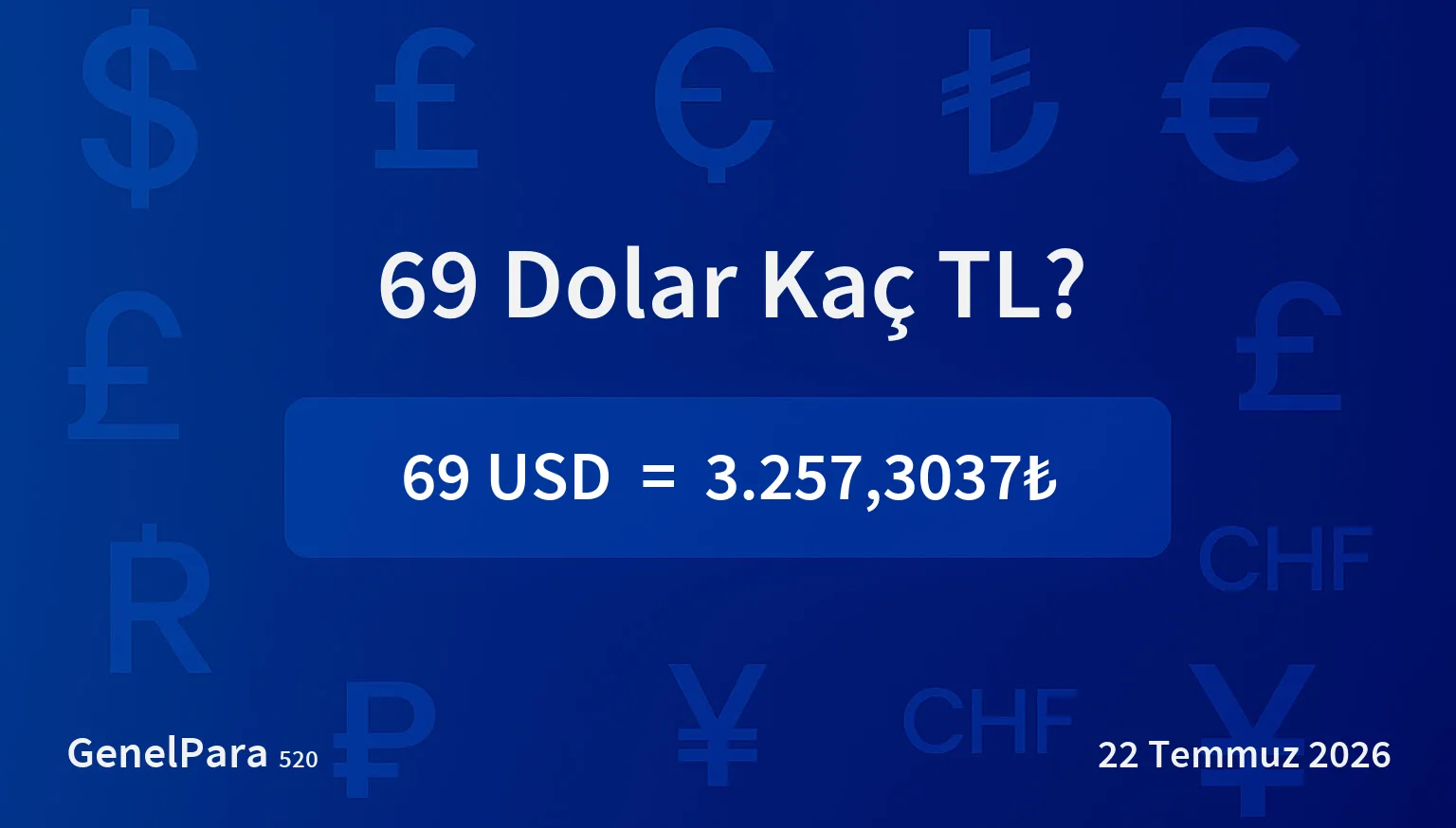 68.67 Dolar Kaç TL?