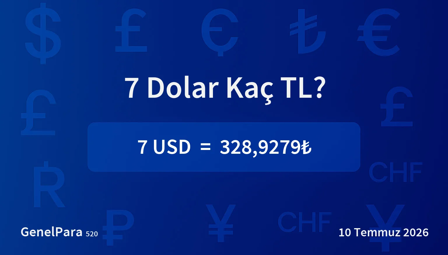 6.50 Dolar Kaç TL?
