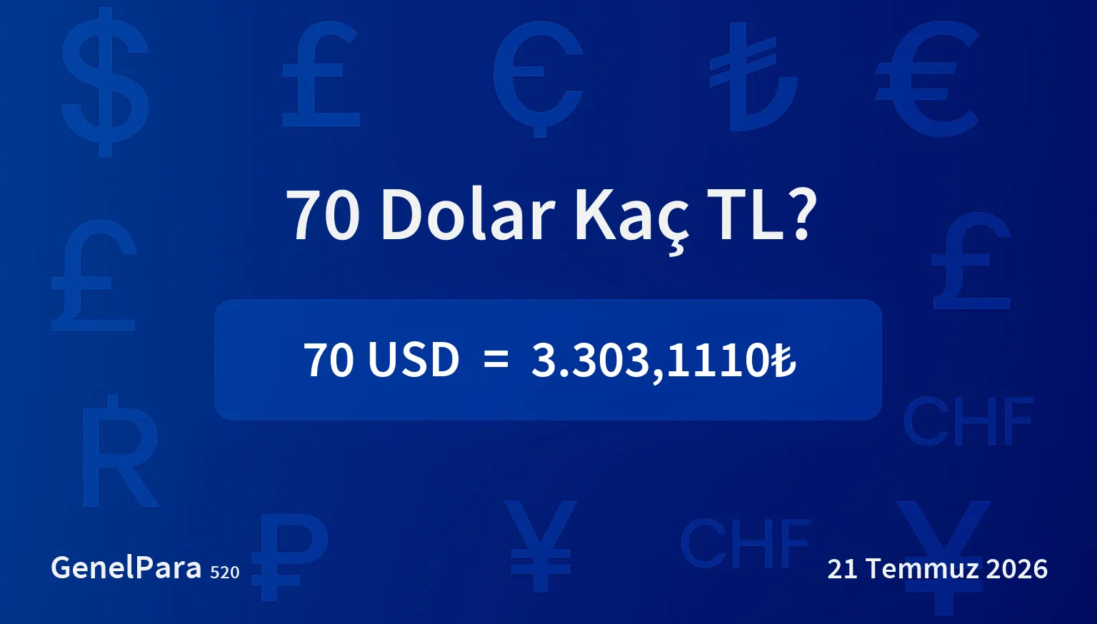 69.61 Dolar Kaç TL?