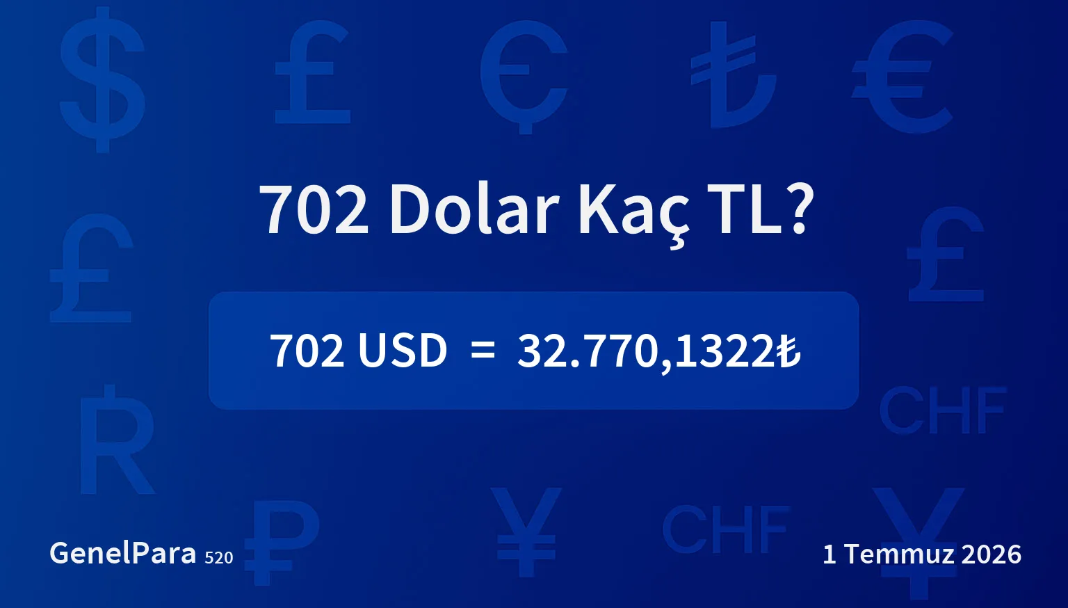 702.01 Dolar Kaç TL?