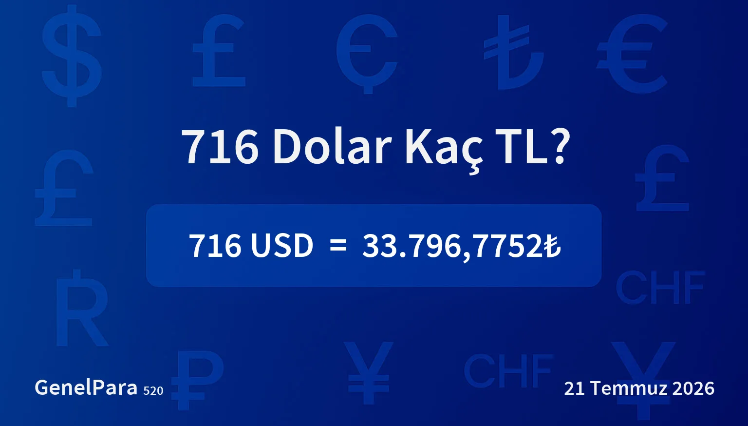 715.59 Dolar Kaç TL?