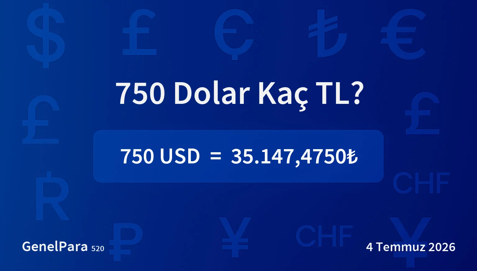 749.54 Dolar Kaç TL?