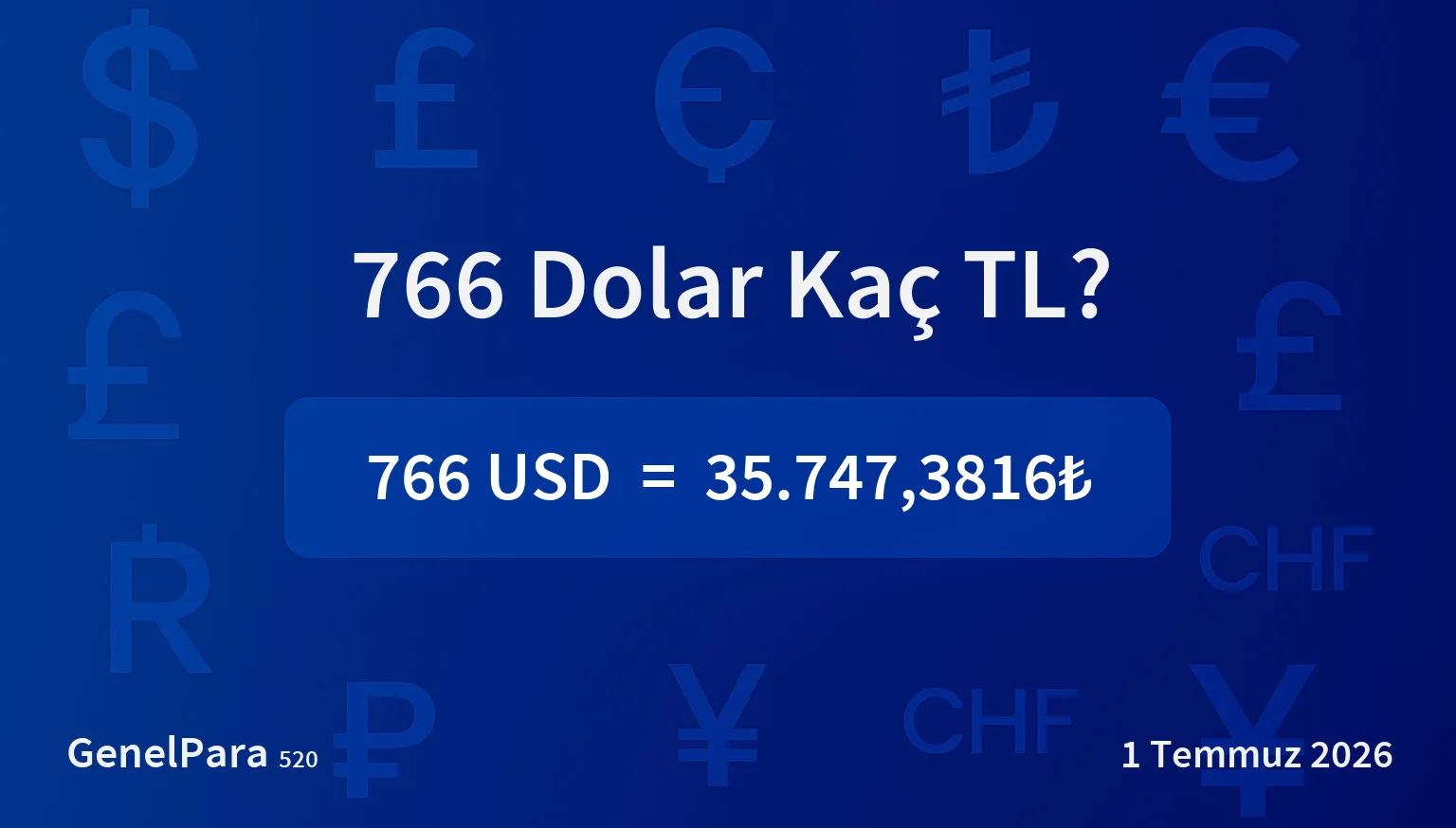 765.65 Dolar Kaç TL?
