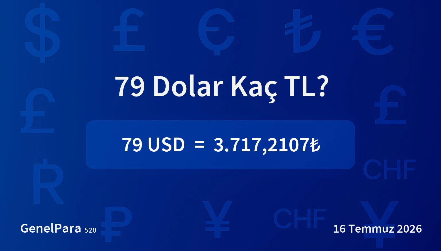 78.88 Dolar Kaç TL?