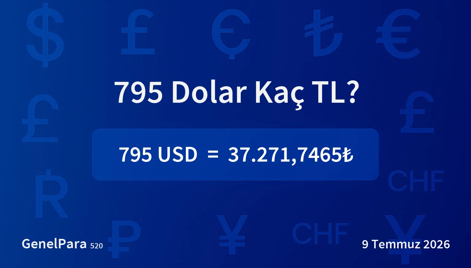 795.17 Dolar Kaç TL?
