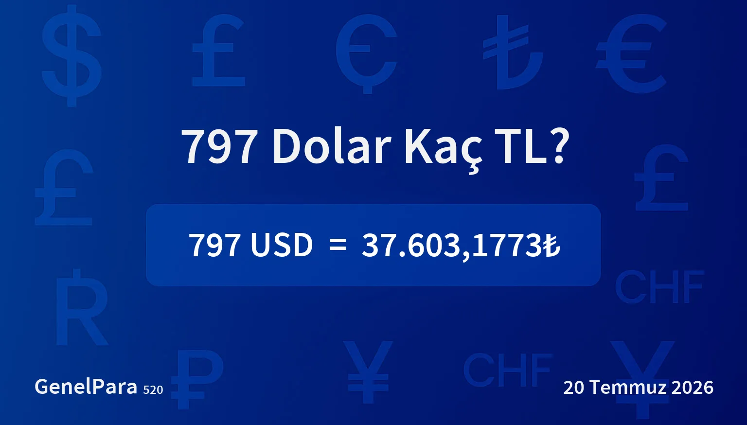 797.04 Dolar Kaç TL?