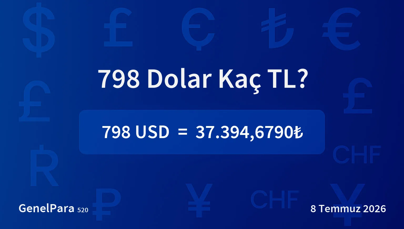 798.24 Dolar Kaç TL?