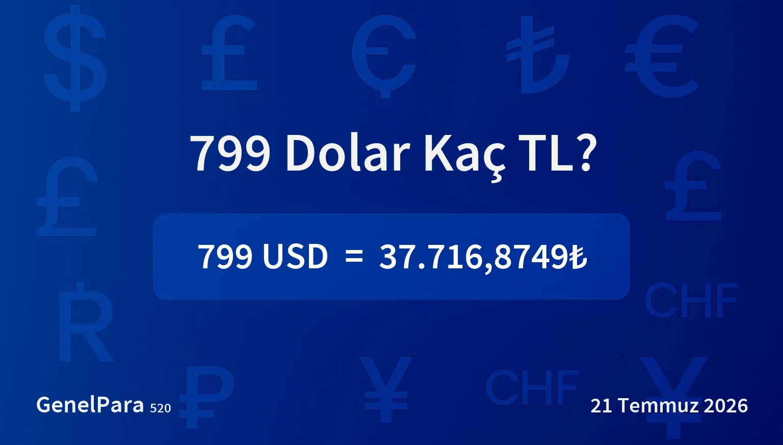 799.44 Dolar Kaç TL?