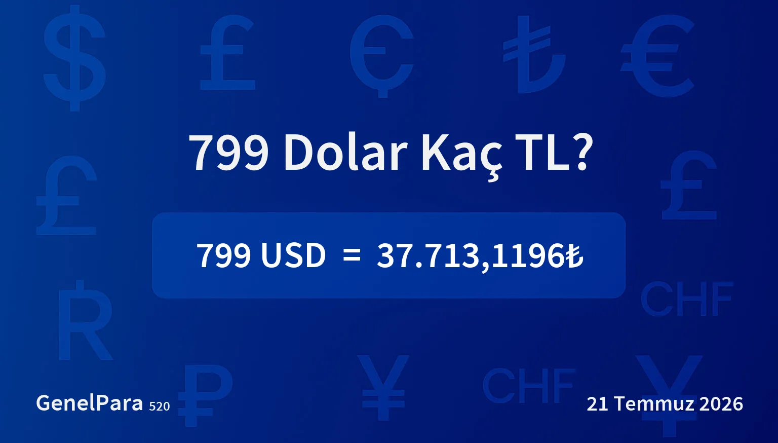 798.97 Dolar Kaç TL?