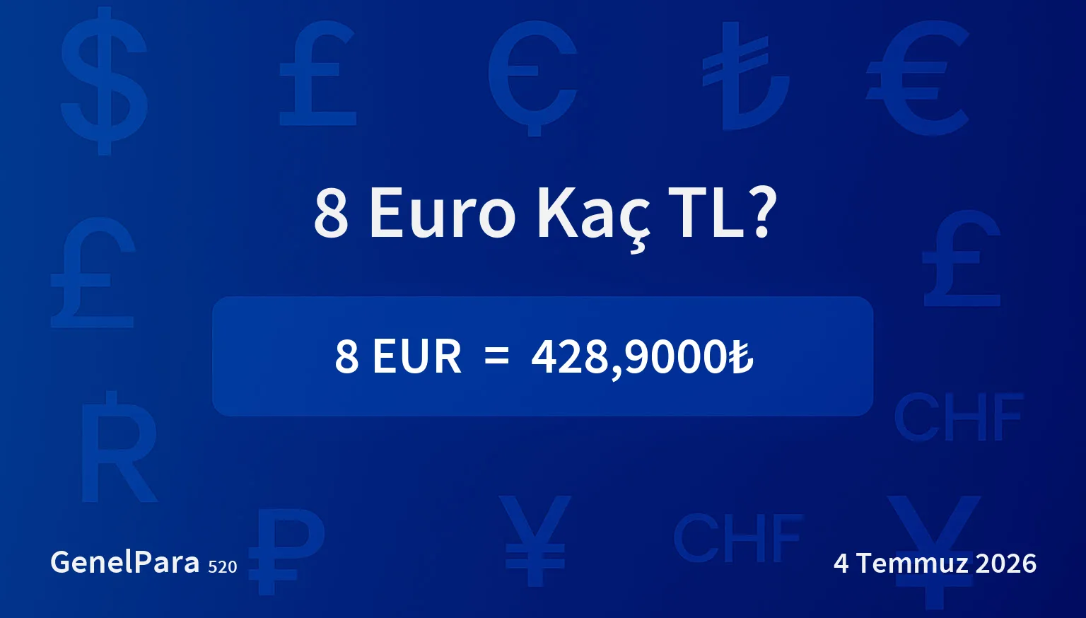 7.57 Euro Kaç TL?