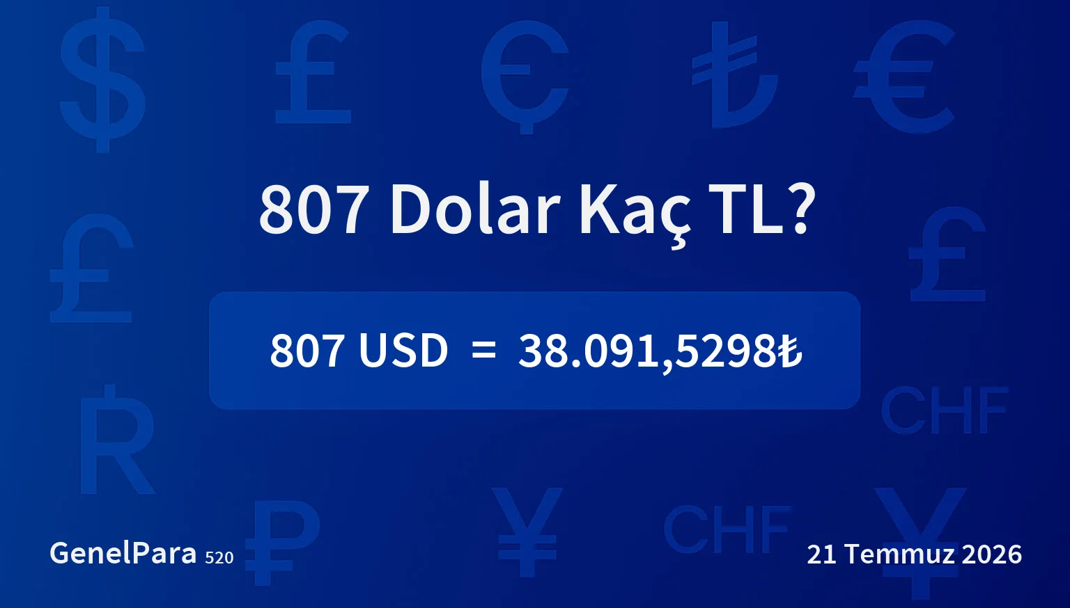 806.63 Dolar Kaç TL?