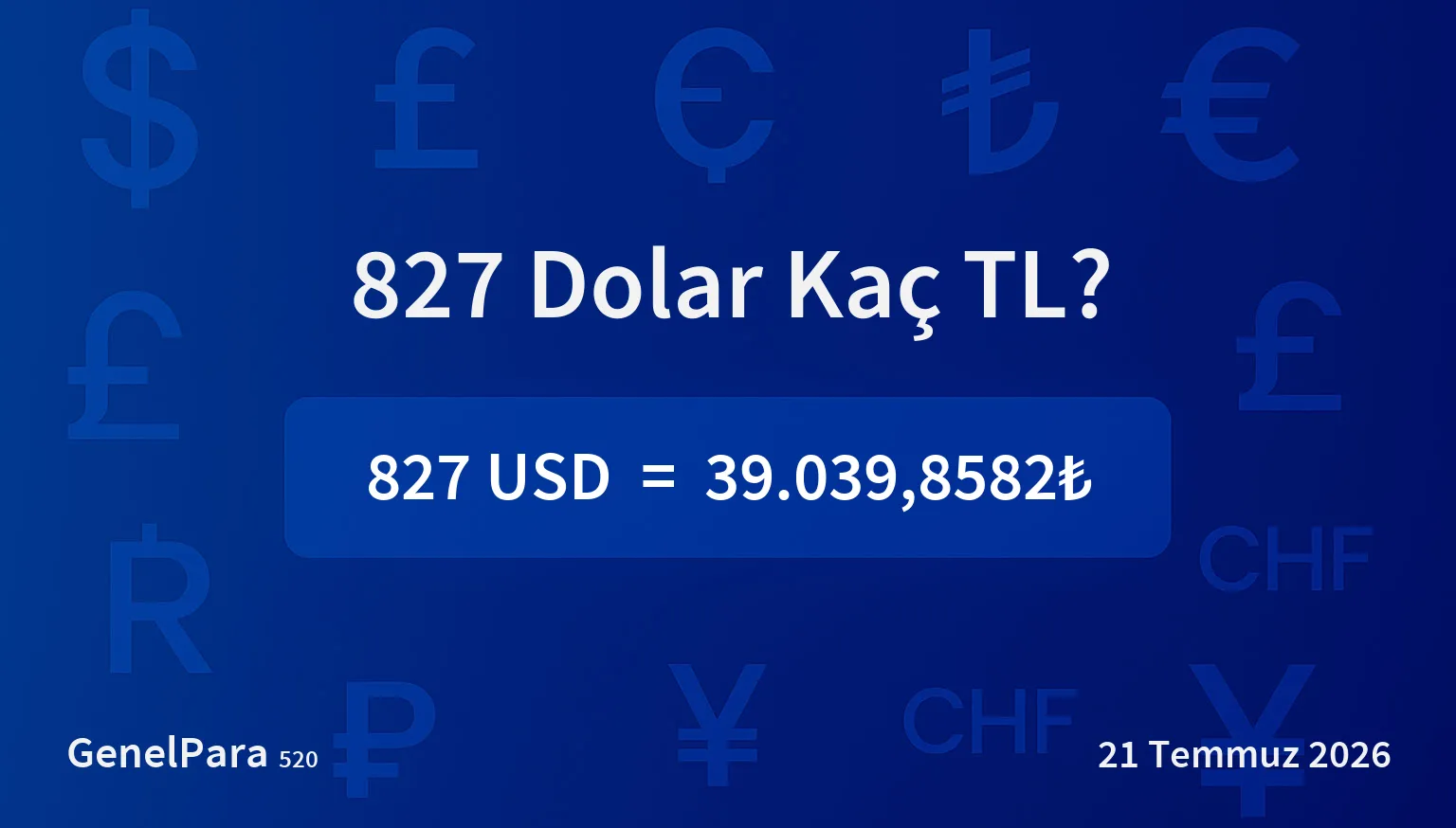 826.86 Dolar Kaç TL?