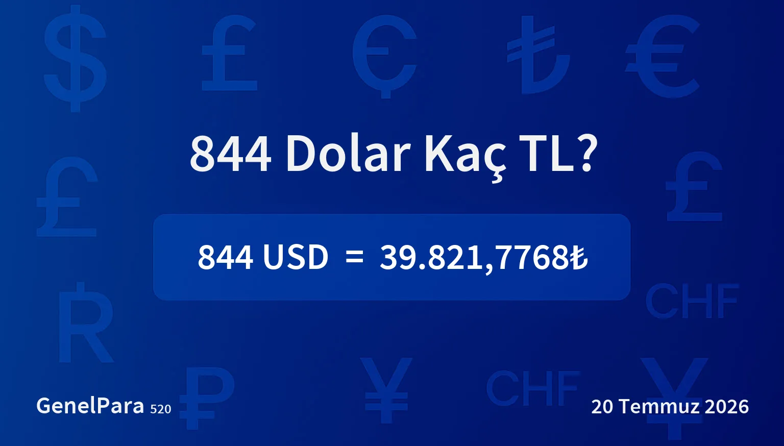 844.41 Dolar Kaç TL?