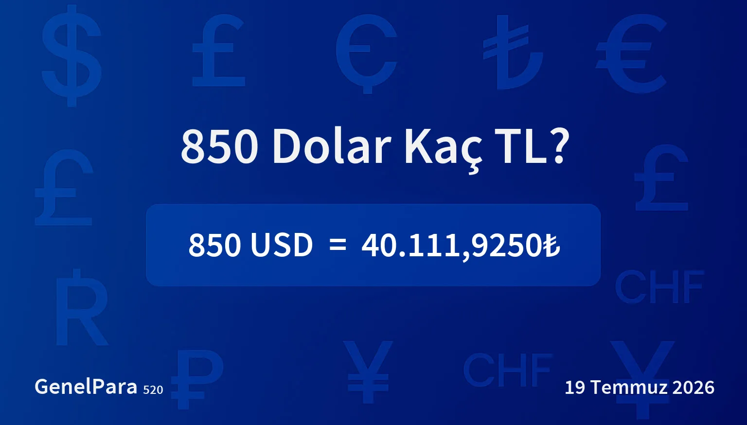 849.67 Dolar Kaç TL?