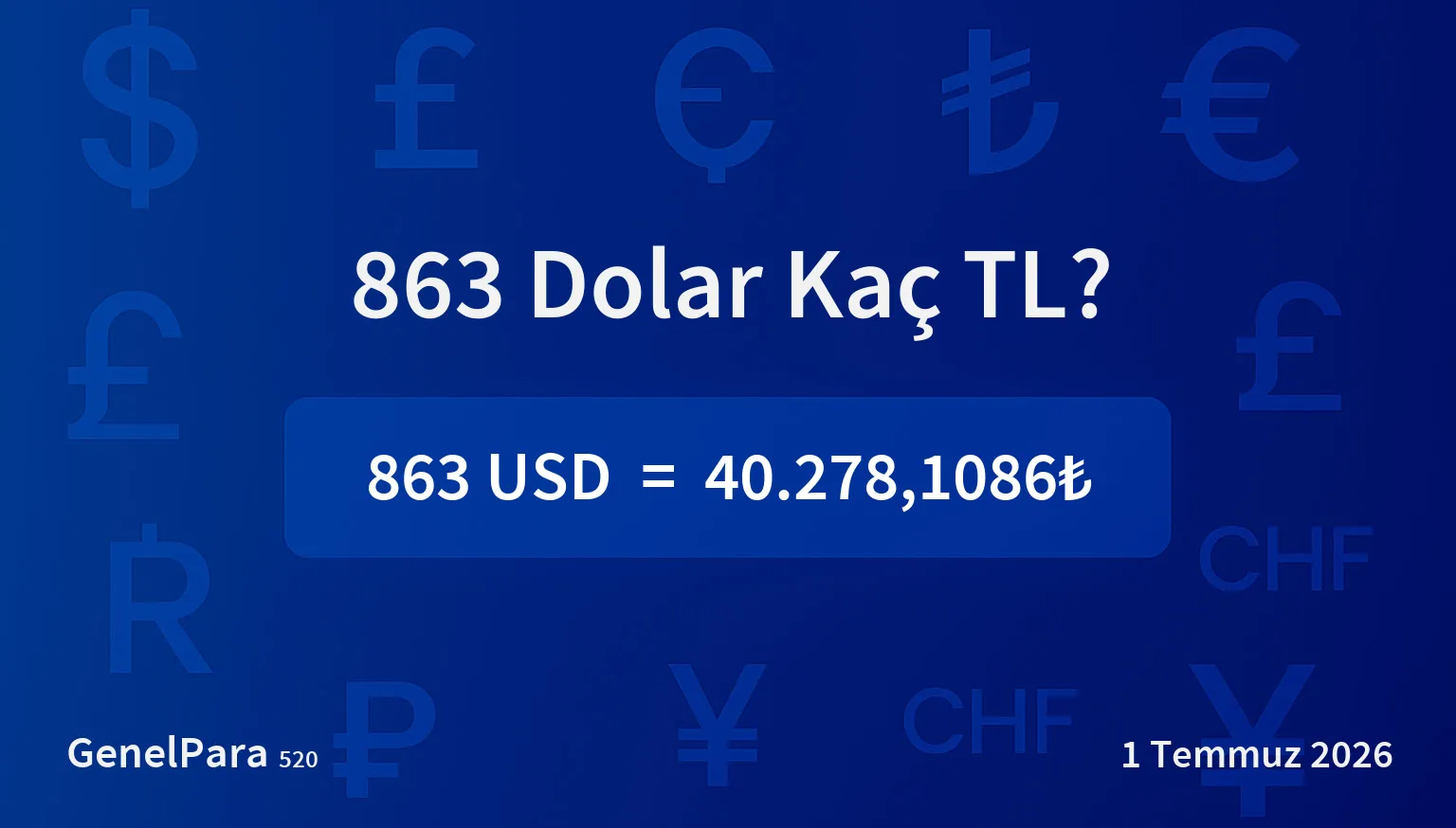 862.54 Dolar Kaç TL?