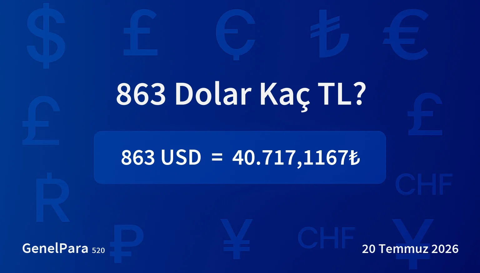 862.59 Dolar Kaç TL?