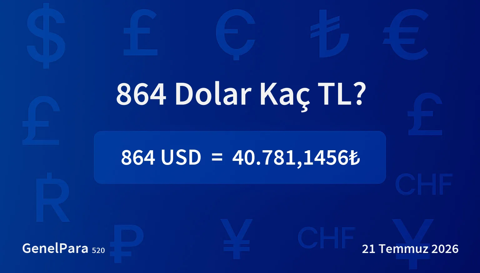 864.29 Dolar Kaç TL?