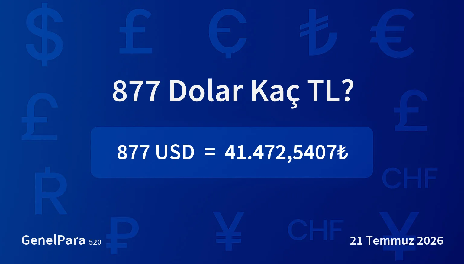 876.87 Dolar Kaç TL?