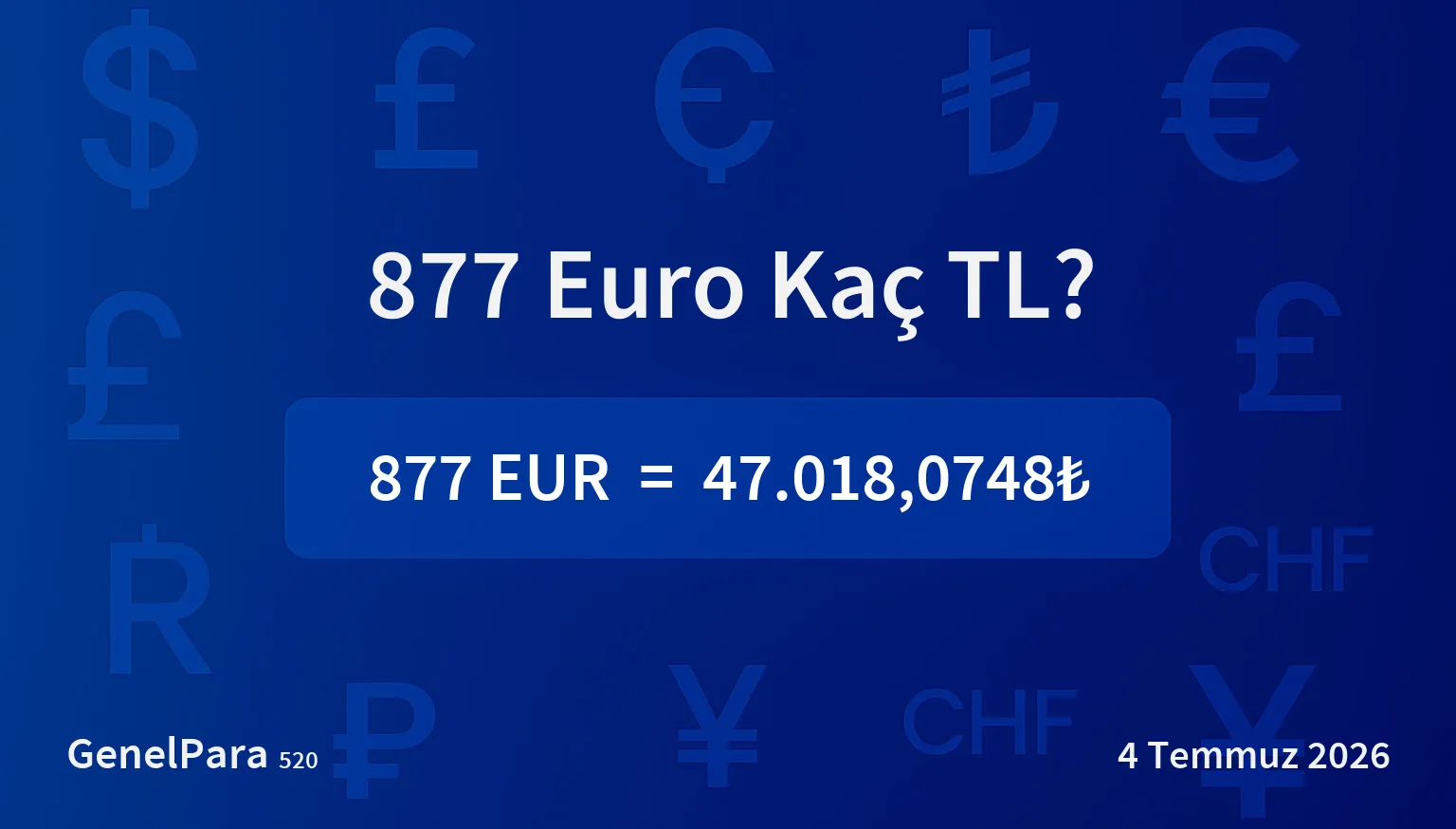 876.88 Euro Kaç TL?