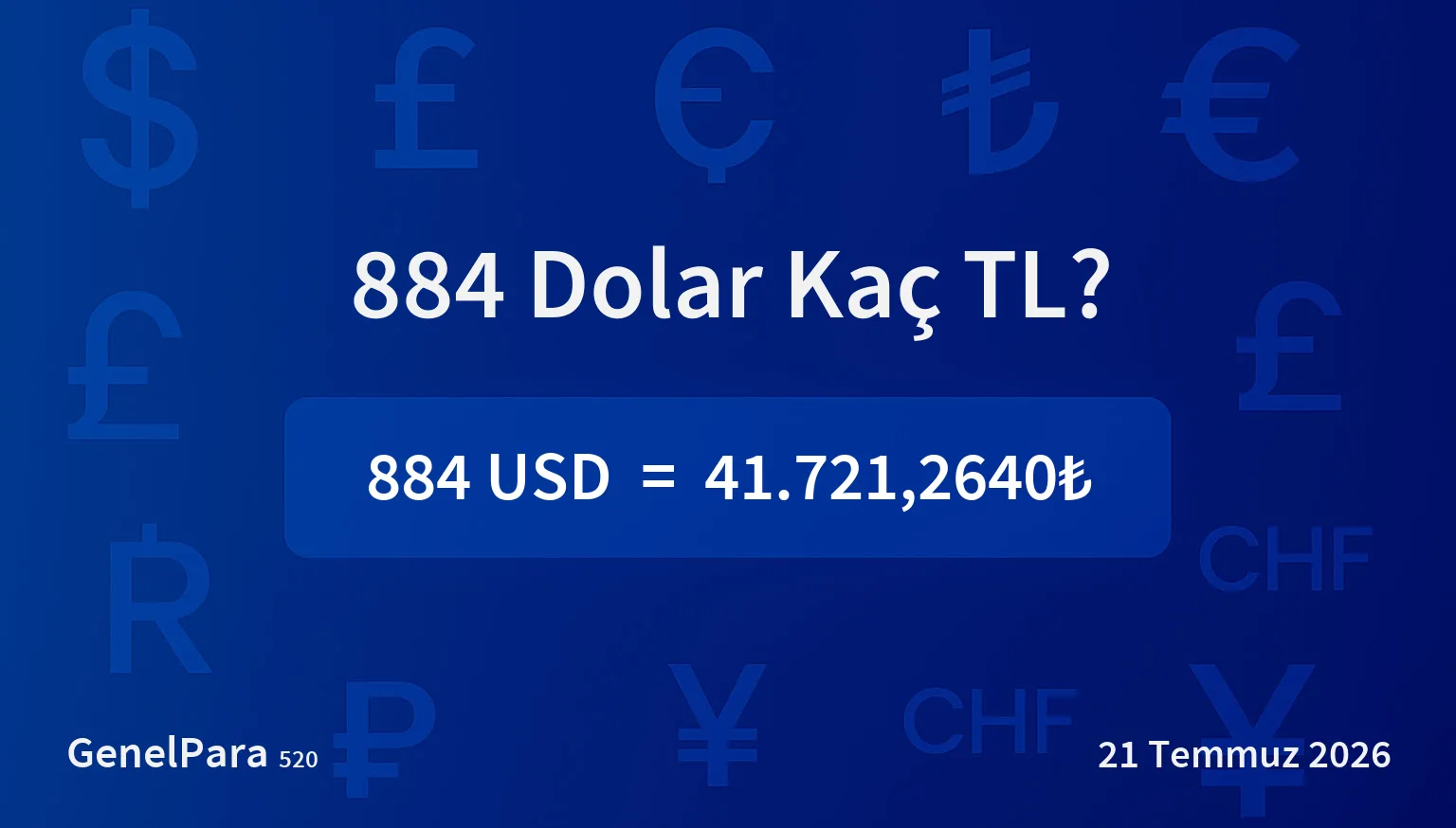 883.52 Dolar Kaç TL?