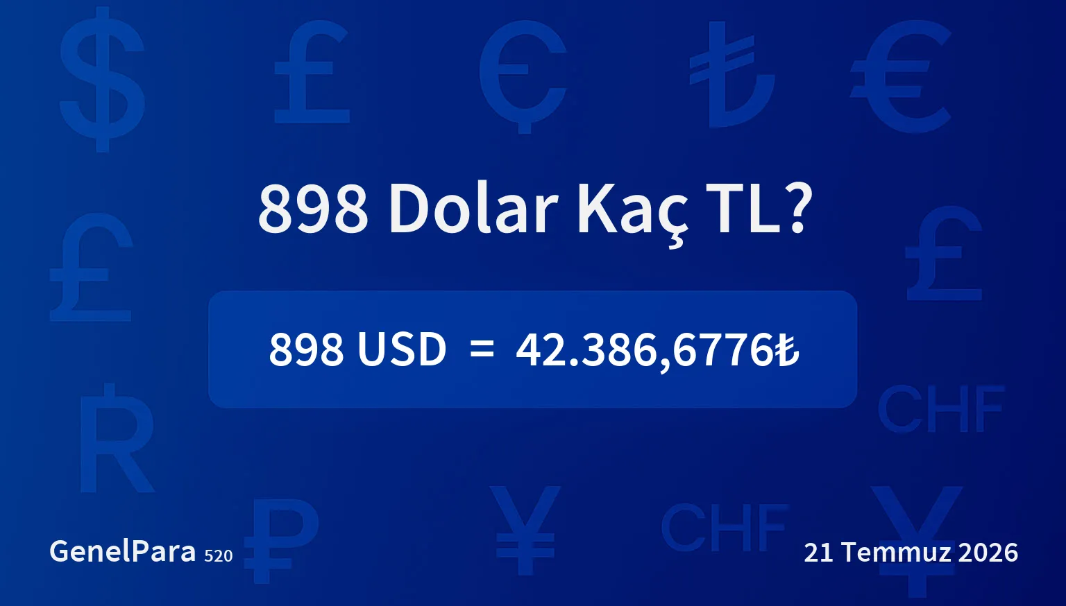 897.56 Dolar Kaç TL?