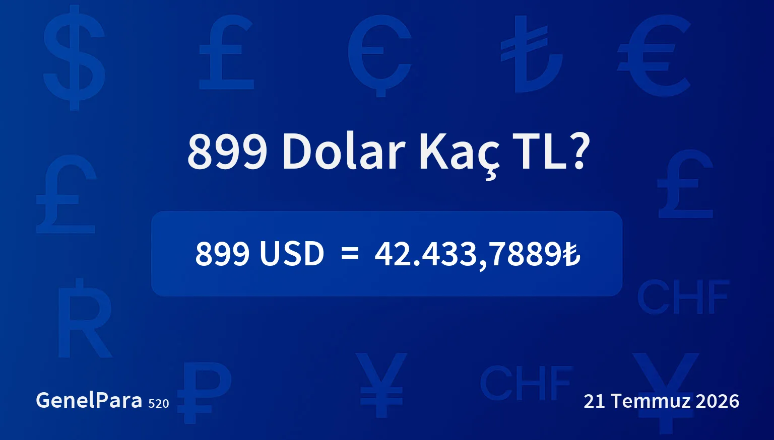 898.96 Dolar Kaç TL?