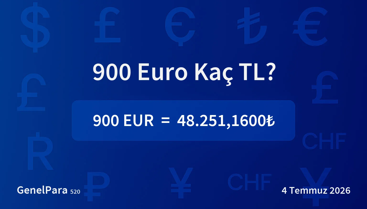 900.15 Euro Kaç TL?
