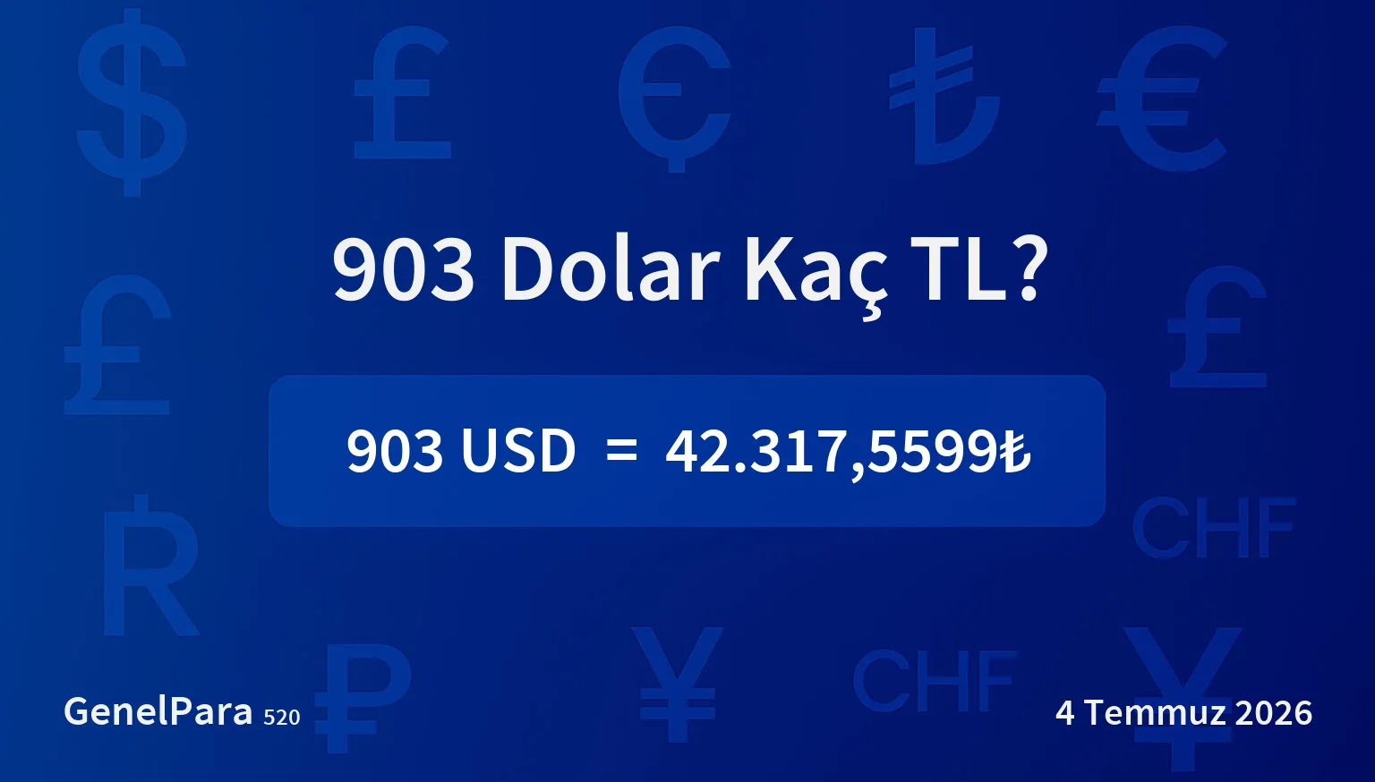 902.92 Dolar Kaç TL?