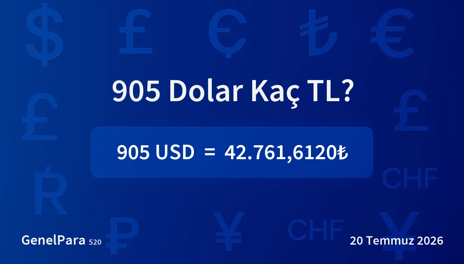 904.59 Dolar Kaç TL?
