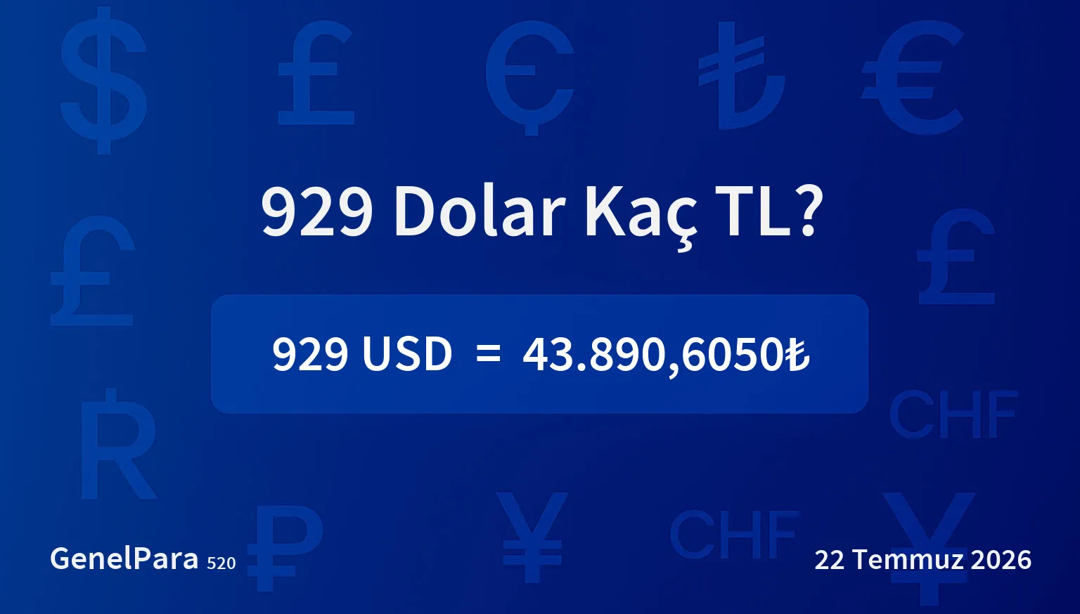 928.64 Dolar Kaç TL?