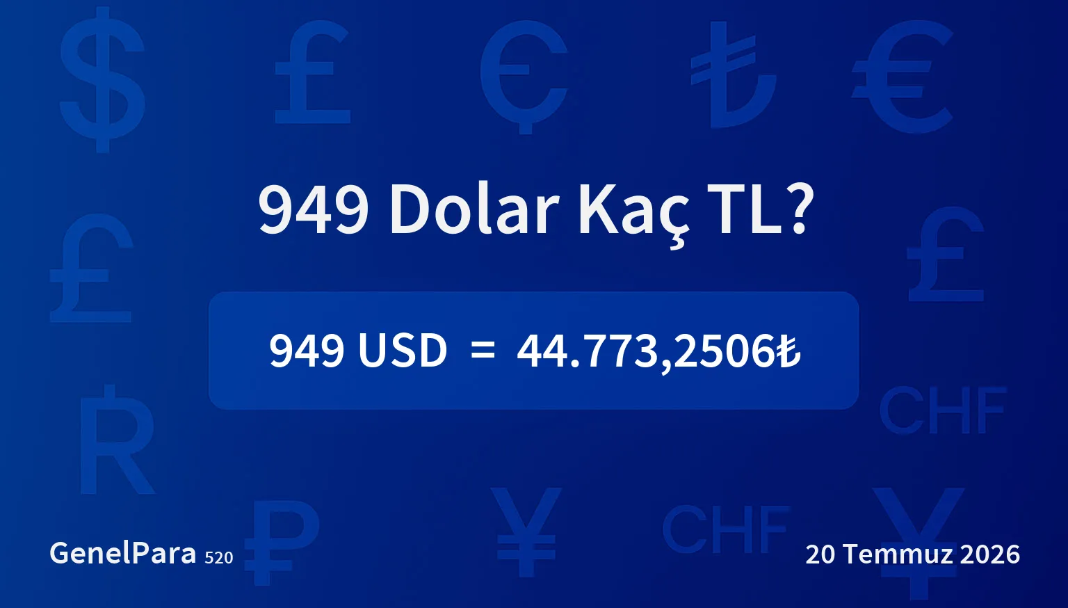 948.68 Dolar Kaç TL?