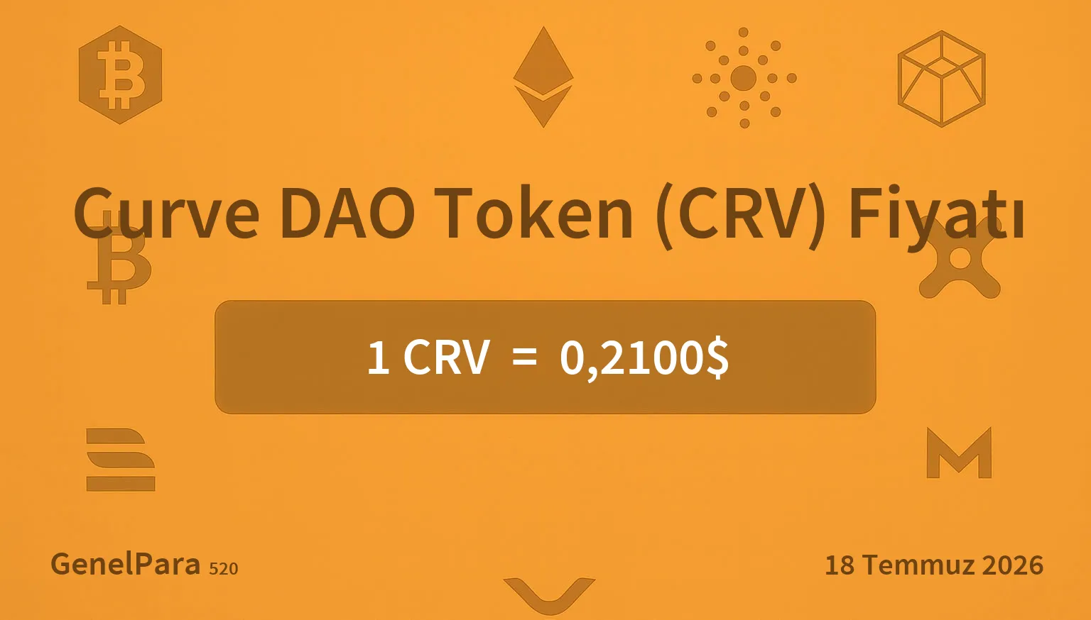 Curve DAO Token (CRV) Fiyatı