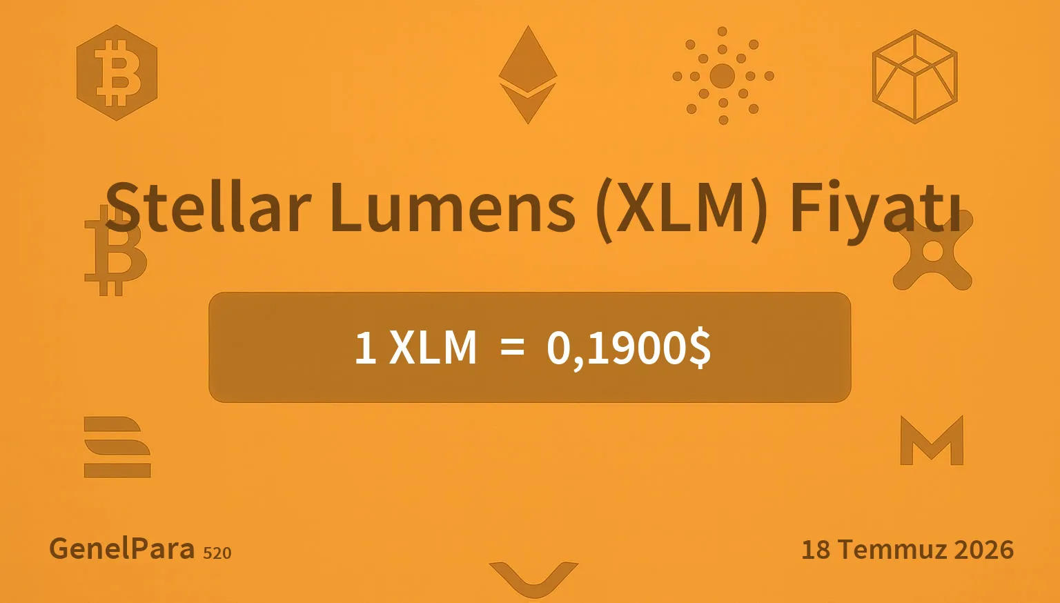 Stellar Lumens (XLM) Fiyatı